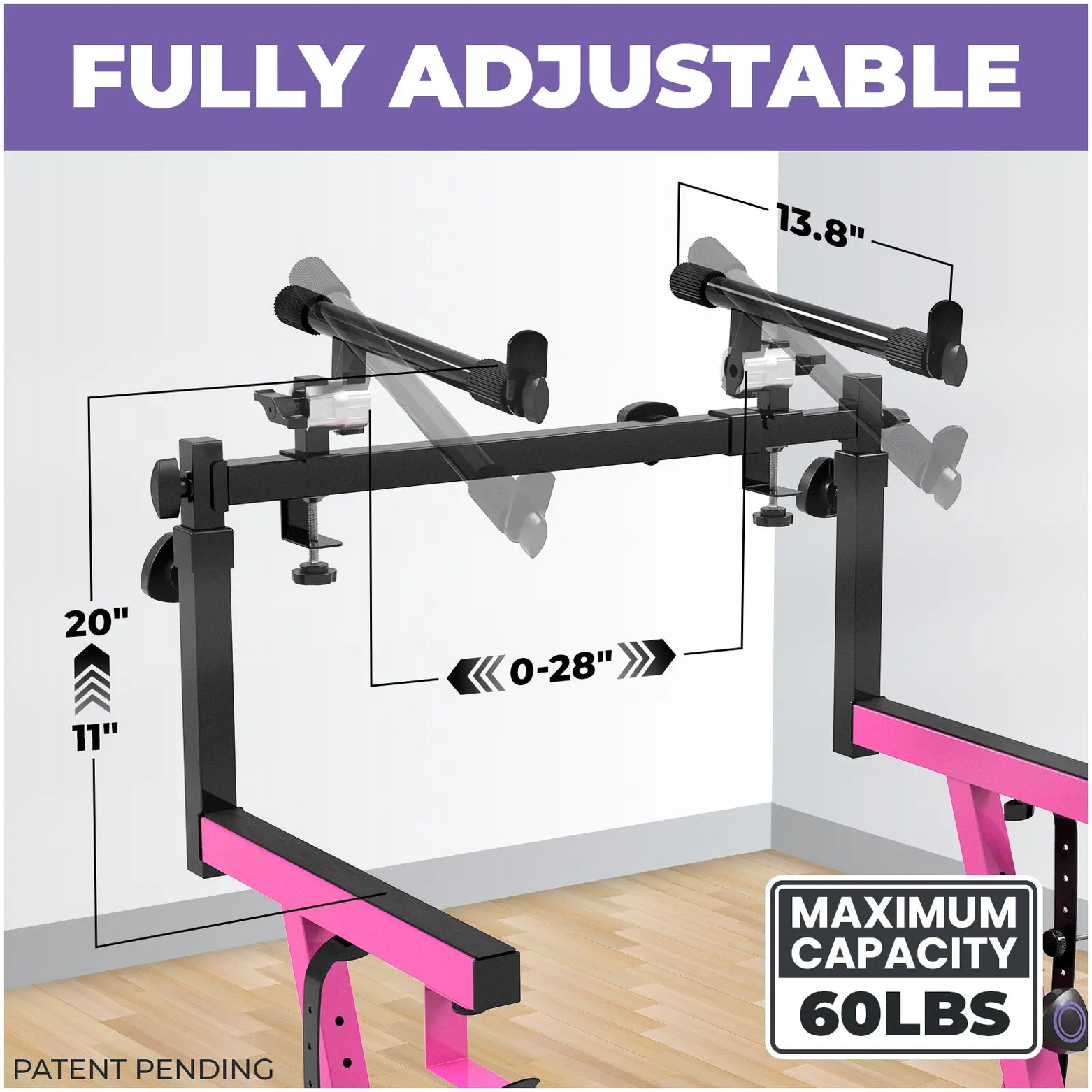 Adjustable 2nd Tier Keyboard Stand Attachment Liquid Stands