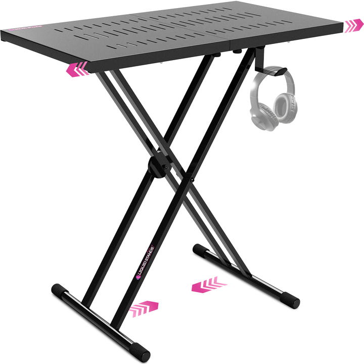 Expandable DJ Table Portable Audio Mixer Stand