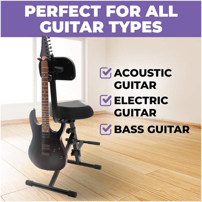 Professional Guitar Stool with Guitar Holder