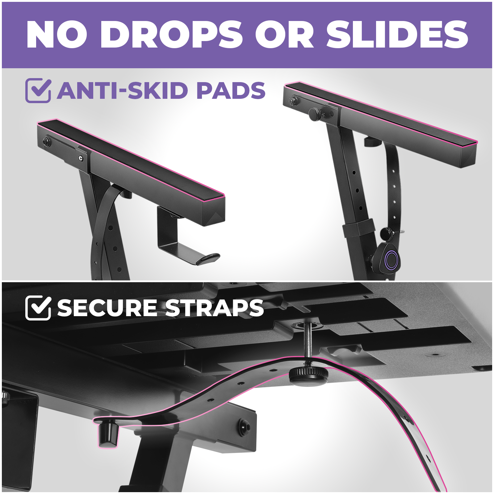 Foldable Z-Style Keyboard Stand - Liquid Stands