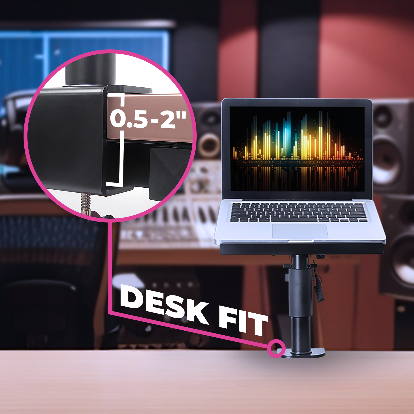 Adjustable Laptop Desk Mount Liquid Stands